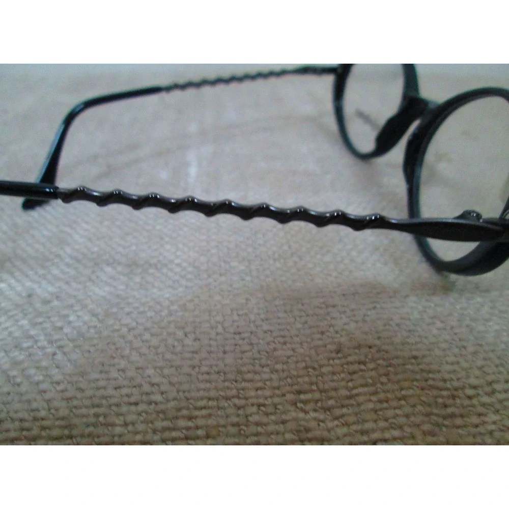 Yves Saint Laurent YSL Eyeglasses Black Oval Frames‎ Only Glasses